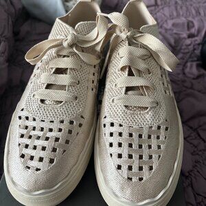 Vince Camuto Satin Sneakers